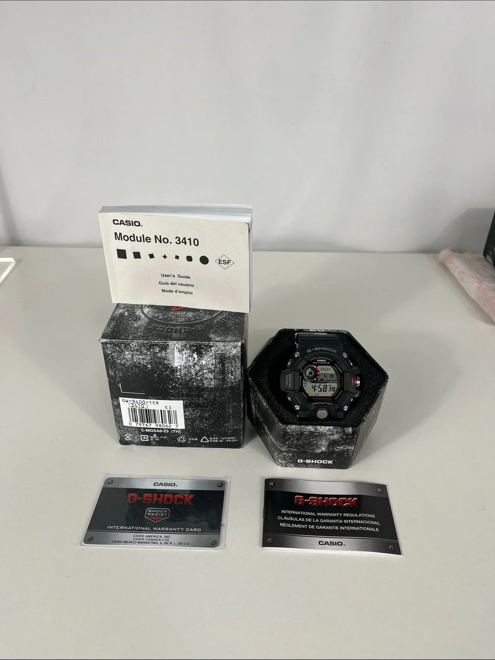 Casio G-Shock Black Digital Watch with Red Accents RANGEMAN MASTER OF G !!!